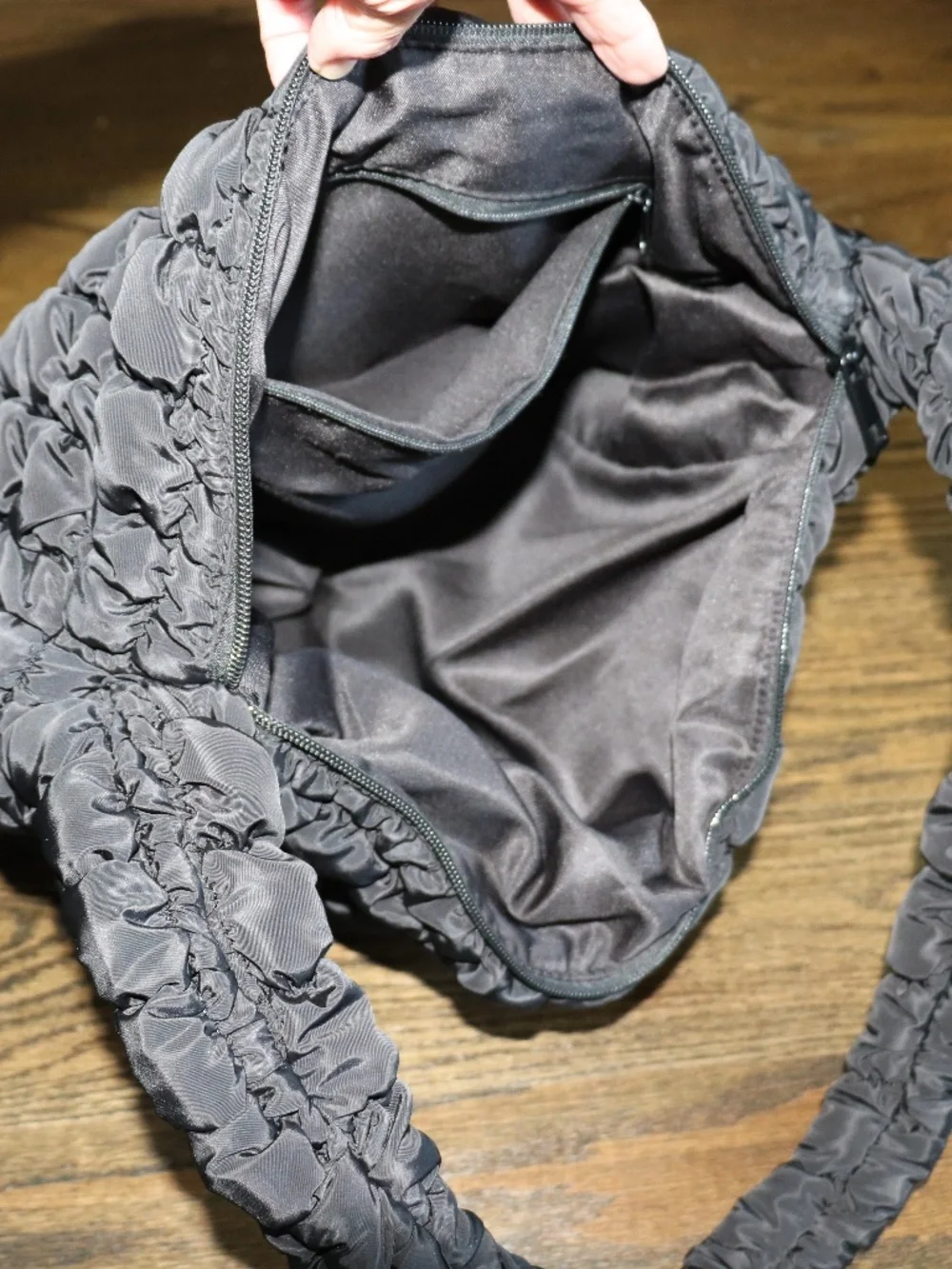 No Boundaries Oversized Quilted Puffer Style Easy Shoulder-Carry Hobo Bag